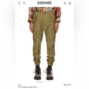 R13 Cargo Joggers